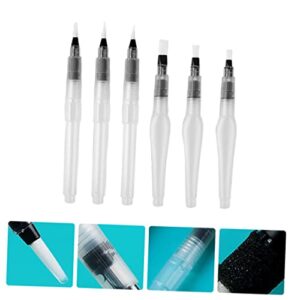 SAFIGLE Brush Ink Pen Set Birthday Gifts Sets Watercolor Brush Set 6pcs Refillable Water Brush Pens for Watercolors Drawing Art Pens Water Coloring Brush Pen Student Paintbrushes Student