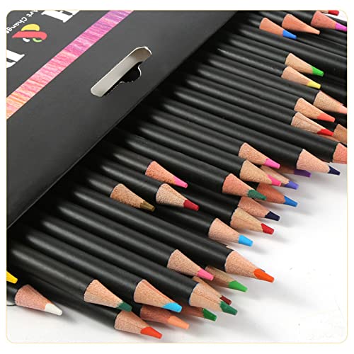 mewmewcat oil pencils for artists,Oil Colored Pencils Set 50 Color Pre-Sharpened Color Sketch Pencils Art Supplies for Students Adults Artists Drawing Sketching Coloring Books Decoration DIY Projects