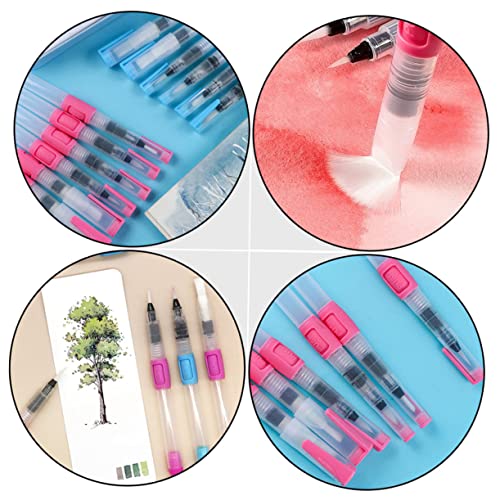 1 Set Tap Water Pen Set Paint Brush Sets Chinese Calligraphy Brush Paint Brushes Water Coloring Water Soluble Brush Injection Pen Kit Calligraphy Pen Drawing Water Pen