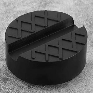 Jack Pad Black Floor Jack Rubber Pad 4 Ton Car Jack Support Rubber Pad Block Repair Tool Thickened Rubber Jack Adapter Pad Pinch