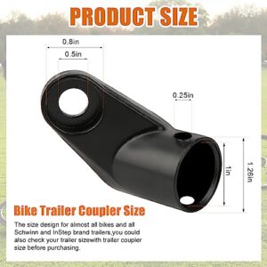 Bike Trailer Hitch Connector, Upgraded Bike Trailer Hitch Coupler Attachments Universal Bike Trailer Hitch Coupler for Instep & Schwinn Bike Trailers