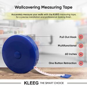 Zinsser SureGrip 122 Heavy Duty Wallcovering Adhesive, Wallpaper Glue + KLEEG Wallpaper Smoothing Tool, Wallpaper Tools Kit, Wall Paper Adhesive, Vinyl Wallcovering