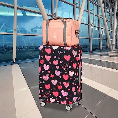 TRAVEL KIN Luggage Covers For Suitcase Tsa Approved,Suitcase Cover Protector Fit 18-32 Inch Luggage