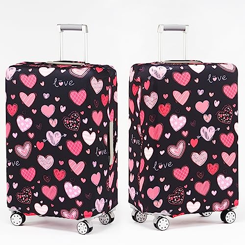 TRAVEL KIN Luggage Covers For Suitcase Tsa Approved,Suitcase Cover Protector Fit 18-32 Inch Luggage