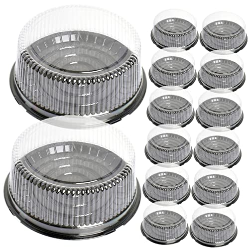 CALLARON 20pcs Packing Box Packing Box Cake Box Mini Cake Box Mini Muffins Clear Plastic Container Portable Cake Carrier Cheesecakes Cheesecake Carrier Birthday Packing Box Cake Display Box