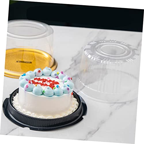 CALLARON 20pcs Packing Box Packing Box Cake Box Mini Cake Box Mini Muffins Clear Plastic Container Portable Cake Carrier Cheesecakes Cheesecake Carrier Birthday Packing Box Cake Display Box