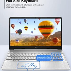 HP 2023 Newest Laptop, 15.6" Touchscreen Display, Intel i3-1115G4 Processor, 16GB RAM, 1TB SSD, 11 H Battery Life, Fast Charge, Bluetooth, Wi-Fi, HDMI, Windows 11 Home S, Bundle with JAWFOAL