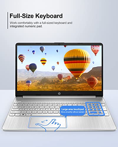 HP 2023 Newest Laptop, 15.6" Touchscreen Display, Intel i3-1115G4 Processor, 16GB RAM, 1TB SSD, 11 H Battery Life, Fast Charge, Bluetooth, Wi-Fi, HDMI, Windows 11 Home S, Bundle with JAWFOAL