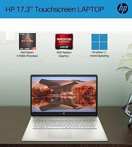 HP 2023 Newest Laptop, 15.6" Touchscreen Display, Intel i3-1115G4 Processor, 16GB RAM, 1TB SSD, 11 H Battery Life, Fast Charge, Bluetooth, Wi-Fi, HDMI, Windows 11 Home S, Bundle with JAWFOAL