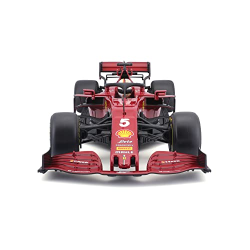 HNW 1/18 Bburago Model Car for 2020 SF1000 F1 5# Sebastian Vettel Diecast Model Car Official Formula 1 for Unisex Adult