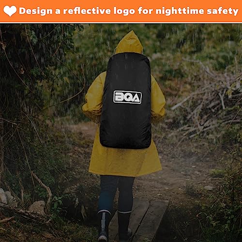 BQA Backpack Rain Cover Waterproof Rating 5000mm with Adjustable Anti Slip Buckle Strap Upgraded Coating Reinforced Inner Layer, Integrated Carry Pouch Design for (10-70L) Hiking Camping Traveling