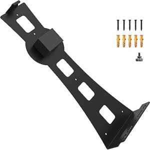 FOROIRON PS5 Holder Wall Mount Stand,Wall Mount for PS5,Mount on Wall Near or Behind TV,Compatible with Playstation 5 (Disc and Digital)