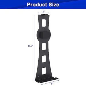 FOROIRON PS5 Holder Wall Mount Stand,Wall Mount for PS5,Mount on Wall Near or Behind TV,Compatible with Playstation 5 (Disc and Digital)