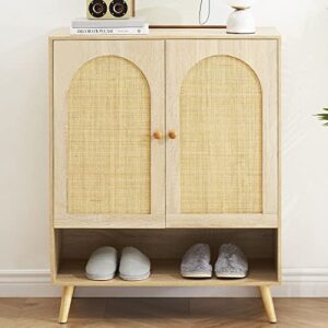 amyove pho_0y1s shoe cabinet, natural