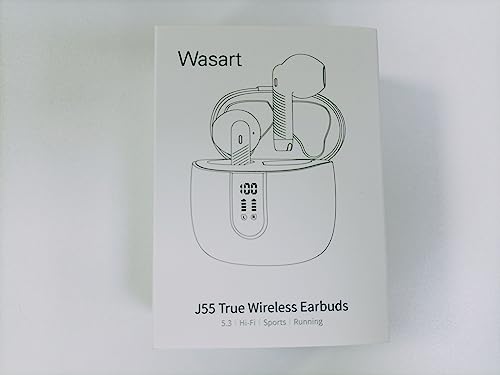 Wireless Earbud Bluetooth 5.3 Headphones with Clear Sound, 40H Playtime, Sport Earbud Touch Control with LED Digital Display, IP7 Waterproof Bluetooth Earphones Built-in Mic for Android iOS Workout