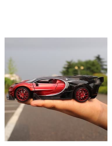 HYQHYX Scale Car Model for Bugatti Vision Gt Metal Alloy Car Model Diecast Vehicles Car Model Miniature Scale Gift 1:24 Proportion (Color : 2)