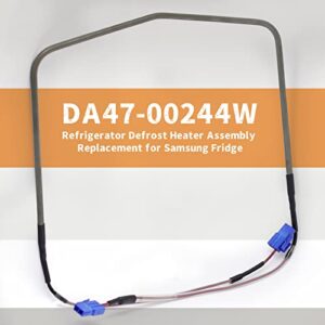 DA47-00244W Refrigerator Defrost Heater Assembly Replacement for Samsung Fridge Appliance Parts & Accessories, Heater Metal Sheath Replace AP5583435 PS4140530 Fits Models RF2 RF4 RFG and More