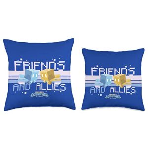 Minecraft Legends Friends and Allies Allays Gathering Throw Pillow, 16x16, Multicolor