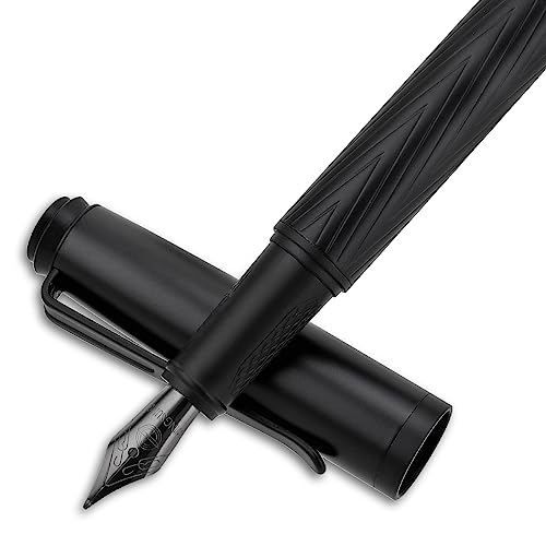 Cobee® Luxury Fountain Pen, Medium Nib Fountain Pen Calligraphy Pen Metal Fountain Pen Smooth Writing For Men Women School Office Writing Drawing (0,5mm)