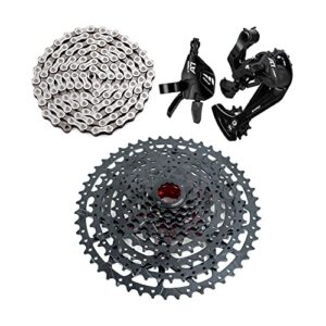 bibike 10 speed mtb groupset cn-hg54 chain 11-50t cassette 1x10 speed rear derailleur& shifter