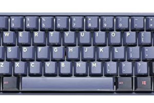 Ducky One 3 Mini Cosmic Blue 60% Hotswap RGB Double Shot PBT Quack Mechanical Keyboard Cherry MX Ergo Clear