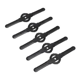 30pcs string trimmer head blades replace, plastic cutter blades replacement lawn mower weed blades accessories for cordless grass trimmer