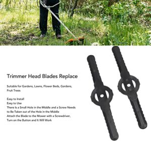 30Pcs String Trimmer Head Blades Replace, Plastic Cutter Blades Replacement Lawn Mower Weed Blades Accessories for Cordless Grass Trimmer