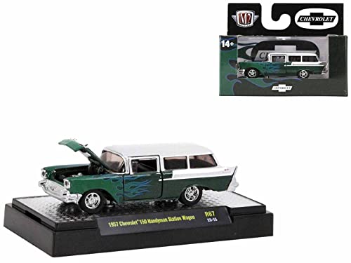 M2 Auto Meets Set of 6 Cars in Display Cases Release 67 Limited Edition 1/64 Diecast Model Cars Machines 32600-67