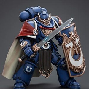 Pipigirl JoyToy Warhammer 40K Space Marine Genuine License 1/18 Soldier, Ultramarines Victrix Guard, 4.88 inch Models Space Marines Action Figures Kits (Victrix Guard)