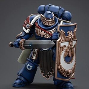 Pipigirl JoyToy Warhammer 40K Space Marine Genuine License 1/18 Soldier, Ultramarines Victrix Guard, 4.88 inch Models Space Marines Action Figures Kits (Victrix Guard)