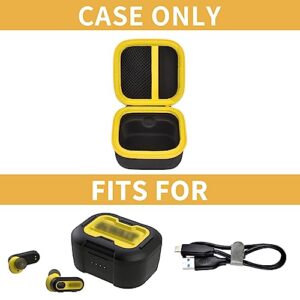 Earbud Case Compatible with DEWALT True Wireless Bluetooth TWS Headphones, Storage Holder for Jobsite Pro-X1 Wireless Earphone, Headset Charging Box & Accessories Pouch Organizer - Bag Only