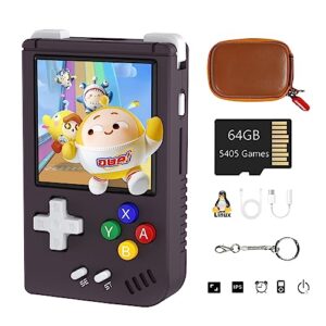 RG Nano Pocket Mini Video Handheld Game Console Keychain 1.54" IPS Screen Aluminum Alloy Game Player Linux System 64G TF Card Preload 5360 Classic Games 1050mAh Battery Hi-fi Speaker