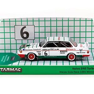 240 Turbo #6 Gianfranco Brancatelli Winner Macau Guia Race (1985) "Hobby64 Series 1/64 Diecast Model Car by Tarmac Works T64-050-85MGP06