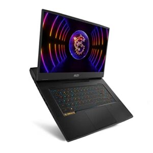 MSI Titan GT77HX 17.3" Gaming Laptop Computer, 13th Gen Intel Core i9-13980HX Processor, NVIDIA GeForce RTX 4090 16GB GDDR6, 128GB DDR5 RAM, 4TB SSD, Windows 11 Pro - Core Black