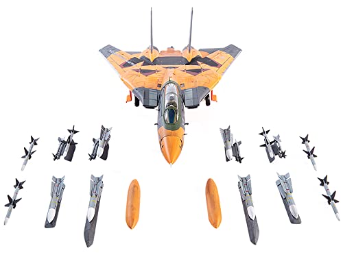 Grumman F-14D Tomcat Fighter Plane Ace Combat Pumpkin Face 1/72 Diecast Model by JC Wings JCW-72-F14-011