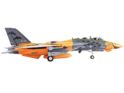 Grumman F-14D Tomcat Fighter Plane Ace Combat Pumpkin Face 1/72 Diecast Model by JC Wings JCW-72-F14-011