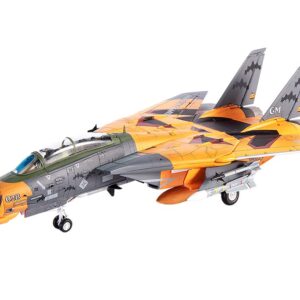 Grumman F-14D Tomcat Fighter Plane Ace Combat Pumpkin Face 1/72 Diecast Model by JC Wings JCW-72-F14-011