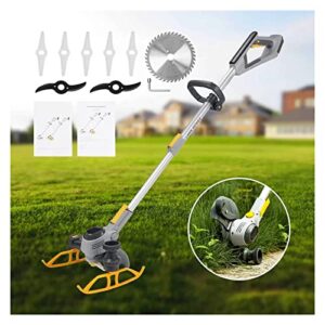 cordless lawn mower 2in1 lawn mower cordless grass trimmer led display electric whipper strimmer mowing machine