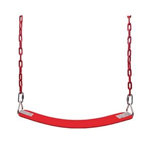 outdoor swing, kids replacable adjustable shockproof swing seat for playground garden yard not include rope backyard swing