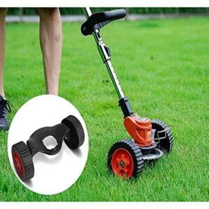 Cordless Lawn Mower Grass Trimmer Rolling Wheel Effective Comfortable Garden Lawn Mower Accessories String Cutter Guider Tools