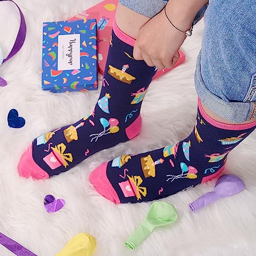 Zmart Gifts for Teenage Girls Gifts for 18 Year Old Girl 18th 18 Year Old 18 Yr Old Girl Birthday Gifts, Funny Novelty Cute Socks for Teen Girls