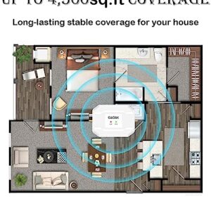 2023 Latest AT&T Signal Booster AT&T Cell Phone Signal Booster T Mobile Cell Booster for 5G 4G LTE on Band 12/17 AT&T Cell Booster AT&T Cell Booster ATT Extender Signal Booster Boost Call/Data White