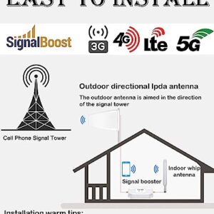 2023 Latest AT&T Signal Booster AT&T Cell Phone Signal Booster T Mobile Cell Booster for 5G 4G LTE on Band 12/17 AT&T Cell Booster AT&T Cell Booster ATT Extender Signal Booster Boost Call/Data White