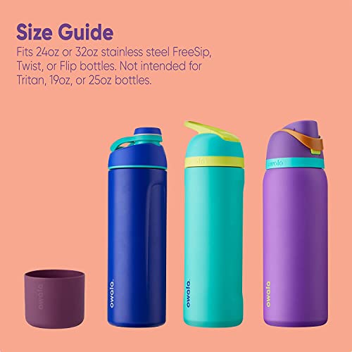 Owala Silicone Water Bottle Boot, Anti-Slip Protective Sleeve Cover for 32-oz FreeSip, Twist, and Flip Stainless Steel Water Bottles, Mint