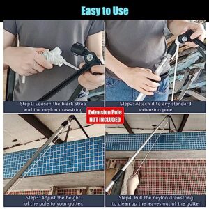Gutter Cleaning Tools, Cleaning Roof Leaf Tools, Leaf Cleaning Tool, Ground Gutter Cleaner, Roof Gutter Cleaning Tool, Gutter Extension Rain Gutter Cleaners from the Ground