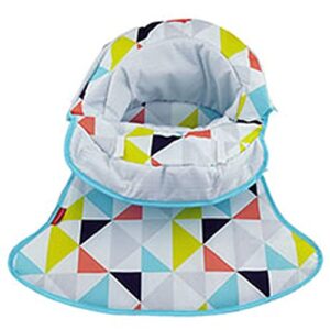 replacement part for fisher-price sit-me-up-seat - drf51 ~ baby sitting chair replacement cover/pad ~ colorful triangle print