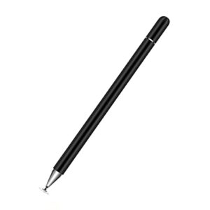 epic gadget stylus pen - disc tip and magnet cap universal stylist pens fine point disc stylus touch screen pens for all capacitive touch screens (black)