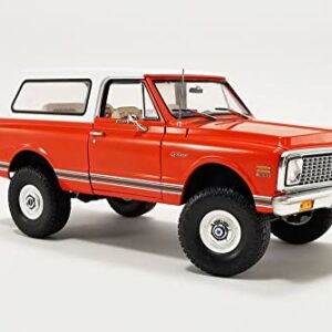 1972 Chevy K5 Blazer, Orange - Acme A1807711-1/18 Scale Diecast Model Car