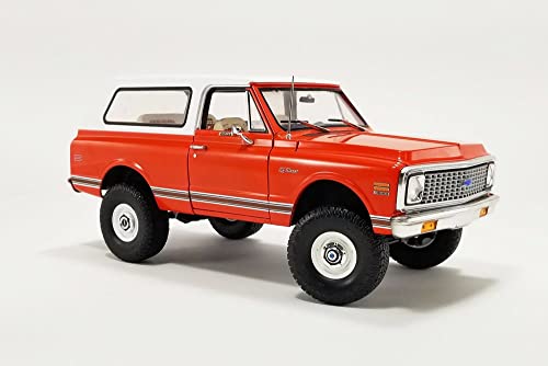 1972 Chevy K5 Blazer, Orange - Acme A1807711-1/18 Scale Diecast Model Car