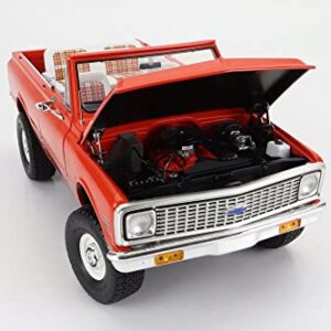 1972 Chevy K5 Blazer, Orange - Acme A1807711-1/18 Scale Diecast Model Car